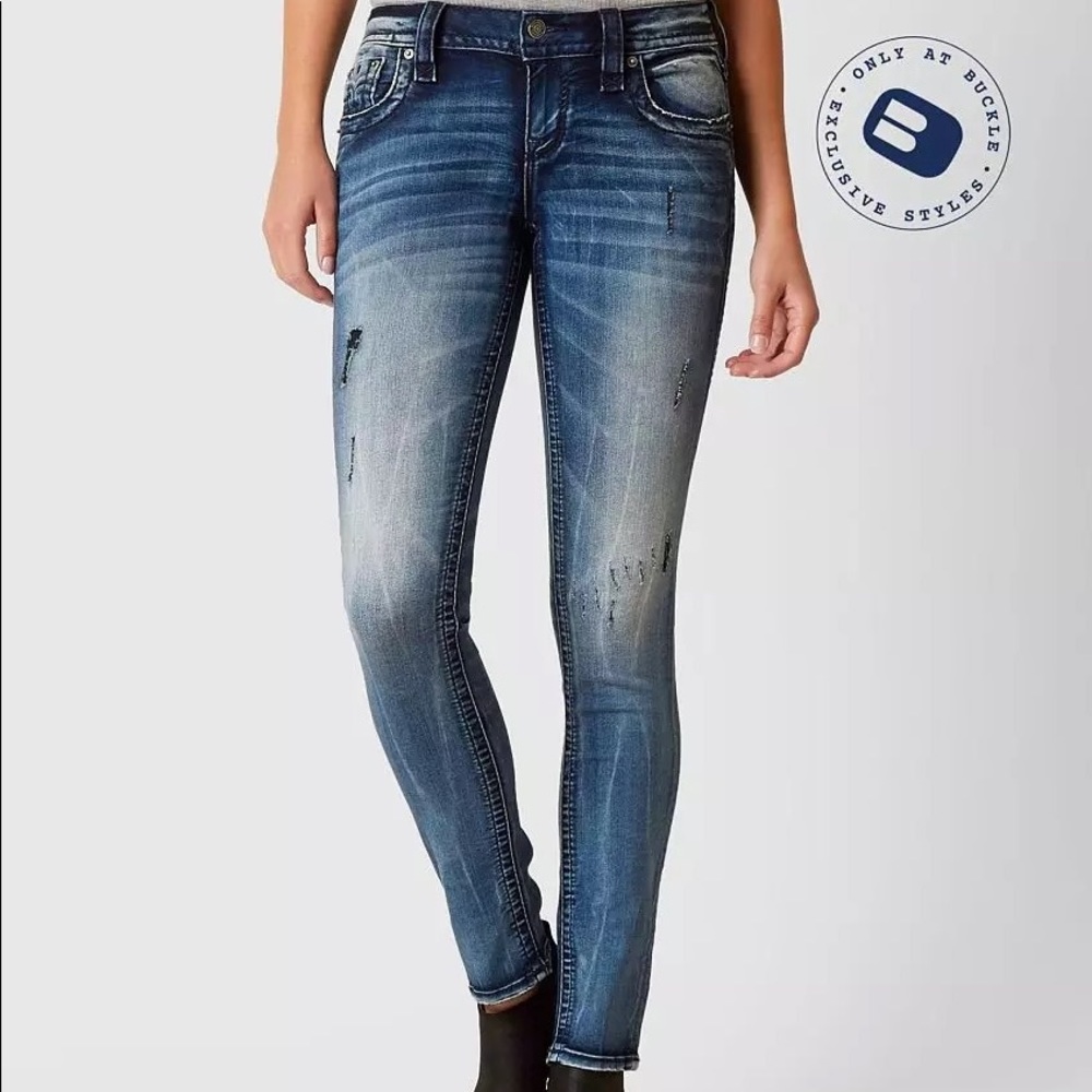 BOGO 50% off - Rock Revival Ankle Skinny Jeans